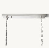 1920S ODEON RECTANGULAR CHANDELIER 59"