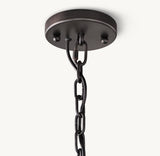 HARLOW CALCITE ROUND CHANDELIER 19"