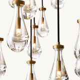 RAIN ROUND CHANDELIER 60"