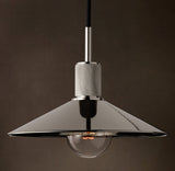 UTILITAIRE METAL SLOPE SHADE PENDANT