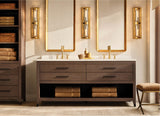 SAVILE ROUND LINEAR SCONCE