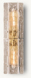 LATTICE SMOKE GLASS SCONCE