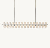 ARCACHON LED RECTANGULAR CHANDELIER 54"