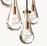 RAIN ROUND CHANDELIER 18"