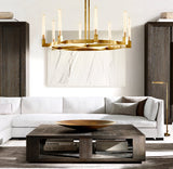 CANNELE ROUND CHANDELIER 48"