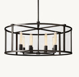 BECKMAN ROUND CHANDELIER 33"
