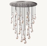 RAIN ROUND CHANDELIER 60"