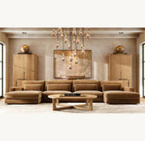 RAIN ROUND CHANDELIER 18"