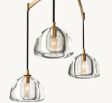 HEMISPHERE LINEAR CHANDELIER 54"