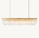 1920S ODEON RECTANGULAR CHANDELIER 72"