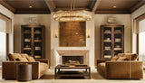 MAURIER ROUND CHANDELIER 48"