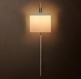 VELA RECTANGULAR BAR SCONCE - RECTANGULAR SHADE
