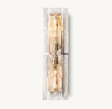 LATTICE CLEAR GLASS SCONCE