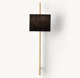 VELA OCTAGONAL BAR SCONCE - RECTANGULAR SHADE