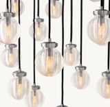 PEARL ROUND CHANDELIER 38"
