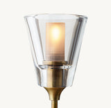 TORCHE DE VERRE ROUND CHANDELIER 70"