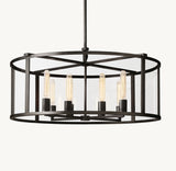 BECKMAN ROUND CHANDELIER 33"