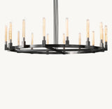 CANNELE ROUND CHANDELIER 72"