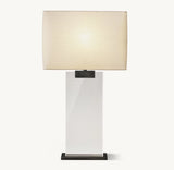 RECTANGULAR COLUMN CRYSTAL TABLE LAMP