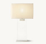 RECTANGULAR COLUMN CRYSTAL TABLE LAMP