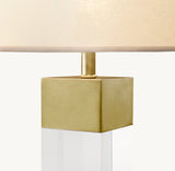 ALBA CRYSTAL BLOCK TABLE LAMP