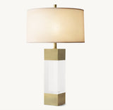 ALBA CRYSTAL BLOCK TABLE LAMP