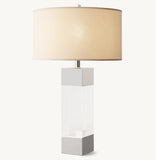 ALBA CRYSTAL BLOCK TABLE LAMP