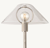 UTILITAIRE GLASS SHADE TABLE LAMP