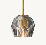 BOULE DE CRISTAL SMOKE GLASS ROD PENDANT