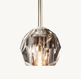 BOULE DE CRISTAL SMOKE GLASS ROD PENDANT