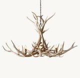 NATURAL ANTLER CHANDELIER 66"