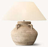 TERRA-COTTA WATER JUG TABLE LAMP