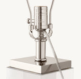 SQUARE COLUMN CRYSTAL TABLE LAMP