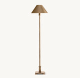 PETITE CANDLESTICK METAL SHADE BUFFET LAMP