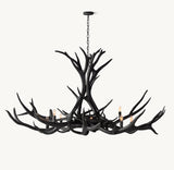 NATURAL ANTLER CHANDELIER 66"