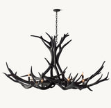 NATURAL ANTLER CHANDELIER 66"