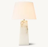 EVOKE ALABASTER TABLE LAMP – DRUM SHADE