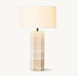 SAREZZO HEXAGONAL STONE TABLE LAMP