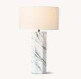 SAREZZO HEXAGONAL STONE TABLE LAMP