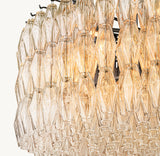 CHIARA CLEAR GLASS ROUND CHANDELIER 47"