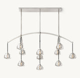 HEMISPHERE LINEAR CHANDELIER 72"