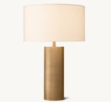 SAREZZO METAL CYLINDRICAL TABLE LAMP