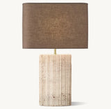 TALLADO CLASSICO TRAVERTINE CONVEX ACCENT LAMP