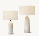 SAREZZO STONE TAPERED TABLE LAMP