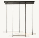 AUDUBON TRIPLE BAR LINEAR CHANDELIER