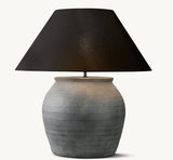 TERRA-COTTA CHINESE JAR TABLE LAMP