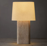 ALDO TRAVERTINE TABLE LAMP