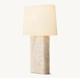 ALDO TRAVERTINE TABLE LAMP