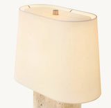 ALDO TRAVERTINE TABLE LAMP