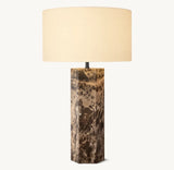 SAREZZO HEXAGONAL STONE TABLE LAMP